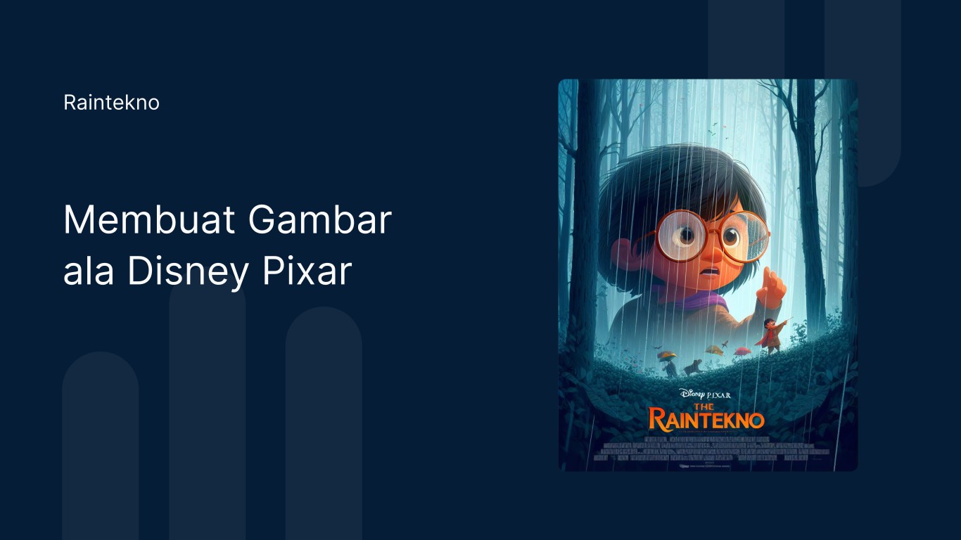 Cara Membuat Gambar Disney Pixar yang Lagi Viral